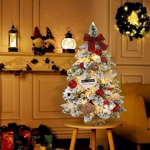Tree Protection Flagging Unbranded | Holiday | Flocked Tabletop Christmas Tree 2ft New | Poshmark